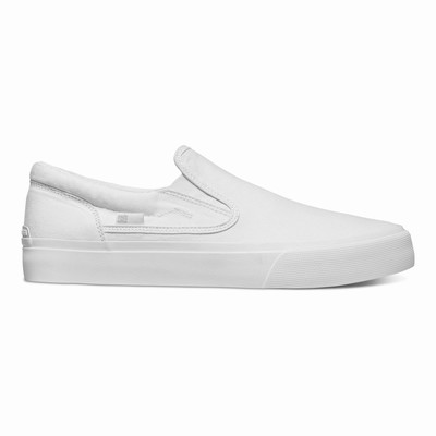 DC Trase Slip Ons Men's White Sneakers Australia Sale JKO-064